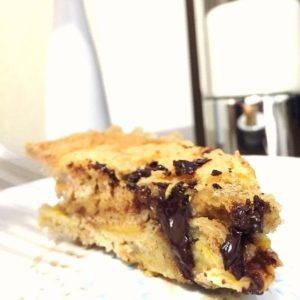 Receita de Torta de Banana com Chocolate
