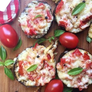 Mini Pizza de Berinjela